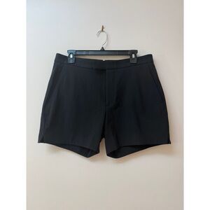 Theory Men's Black Tailored Shorts Size 32 Cotton Blend Flat Front MSRP $298